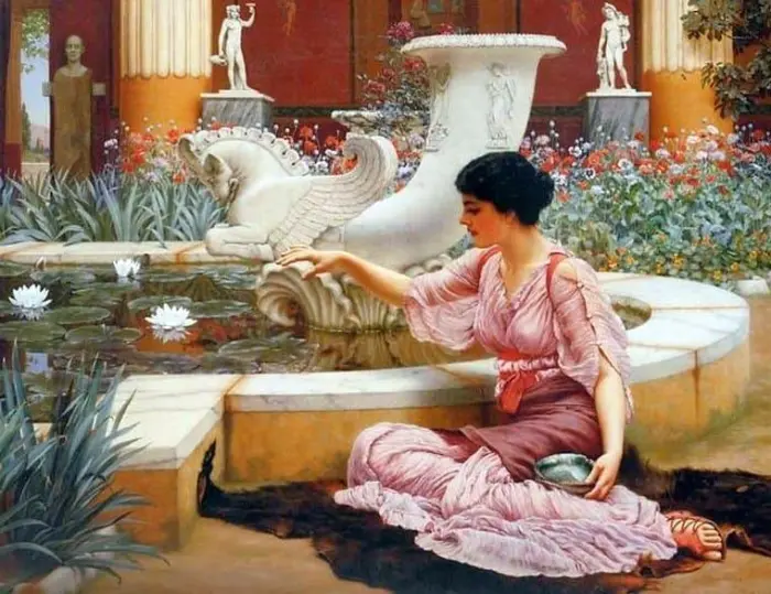 Un giardino pompeiano 1904