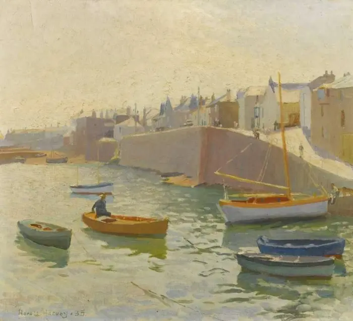 ニューリン港の朝、1935年