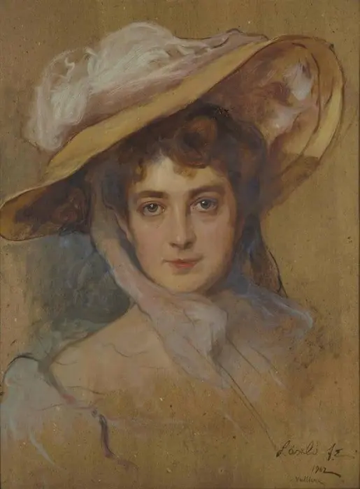 La Duchesse De Clermont-tonnerre Nee Elisabeth De Gramont Head Study 1902