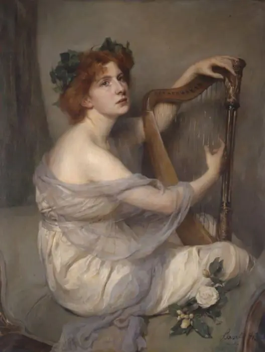 キャサリン男爵夫人の肖像 エミール・ボーモント・D・アーランジャー 1899年