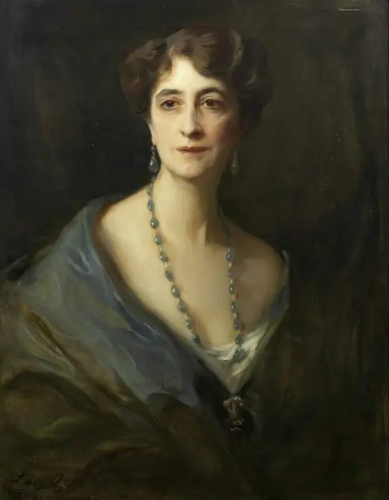 Portrait Of Lady Byng Nee Marie Evelyn Moreton 1917
