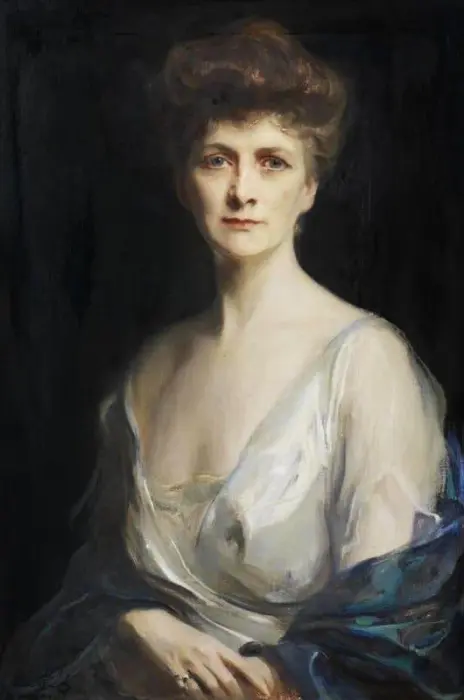 Portrait Of Mrs John W. Davis Nee Ellen G. Bassel 1920