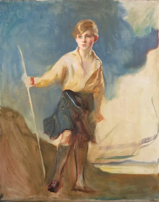 殿下の肖像画を研究する。アンドリュー・エルフィンストーン