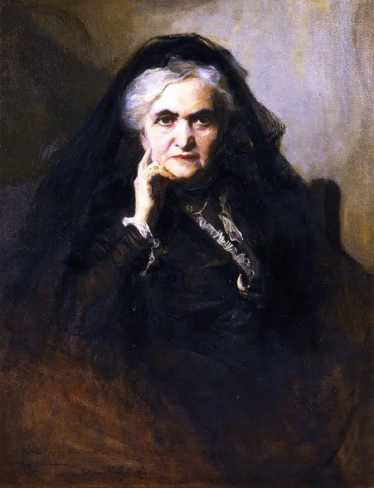 芸術家の母 1914