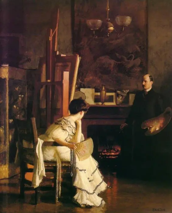 In The Studio Ca. 1905