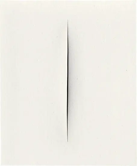 Concetto Spaziale Attese - 화이트 1 컷