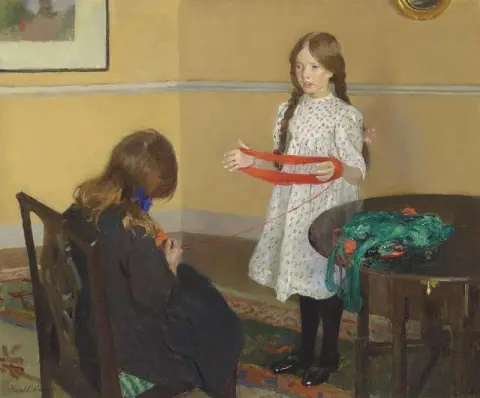 Намотка шерсти 1914 г.