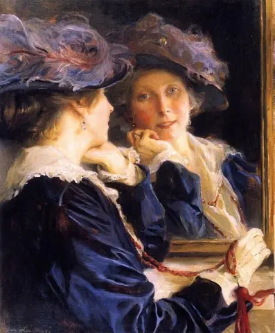 Люси Де Ласло Жена художника 1918