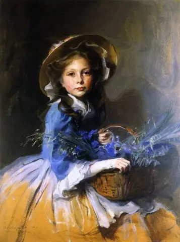 エイドリアン・ヴァン・モンタギュー夫人、旧姓アン・メイベル、オリヴィア・トラウトン、1910年