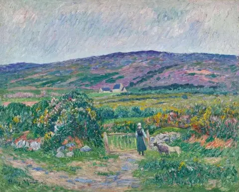 Перед бурей в Бретани, 1904 год.