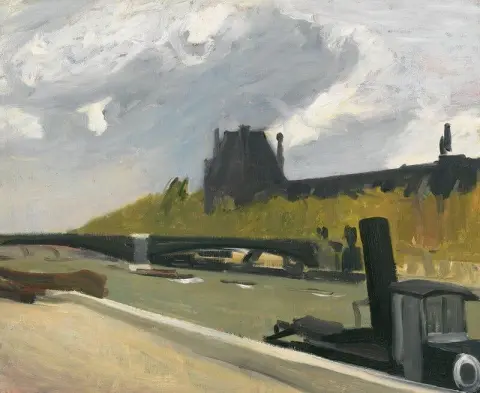 Louvre ukkosmyrskyssä