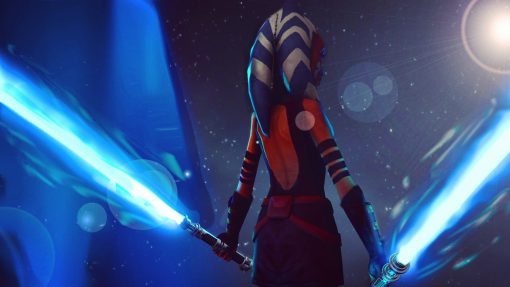 Experience the enigmatic allure of Ahsoka Tano in a handmade oil painting on canvas, showcasing her powerful presence from a unique perspective – a captivating view of her back, adorned with her dual lightsabers. This meticulously crafted artwork captures Ahsoka's strength and determination, evoking a sense of mystery and prowess. Perfect for collectors and Star Wars enthusiasts, this masterpiece offers a rare glimpse of Ahsoka's dynamic stance, becoming an intriguing focal point that embodies her character's depth. Immerse yourself in the captivating portrayal of Ahsoka's back view with dual lightsabers, adding a compelling and unconventional dimension to your collection.