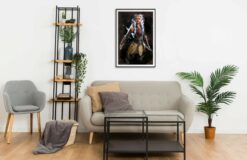 Ahsoka Tano stylized portrait Wall Frame