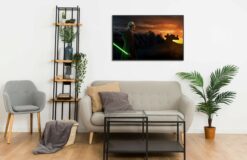 Ahsoka Tano wrecked star destroyer Wall Frame