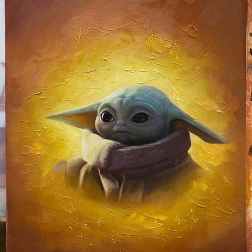 Baby Yoda Portrait fan art