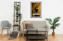 Boba Fett portrait poster Wall Frame