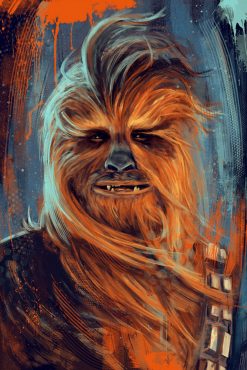 Chewbacca Portrait fan art