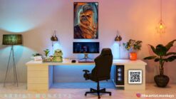 Chewbacca Portrait Wall Frame