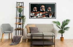 Clones orange suit Wall Frame