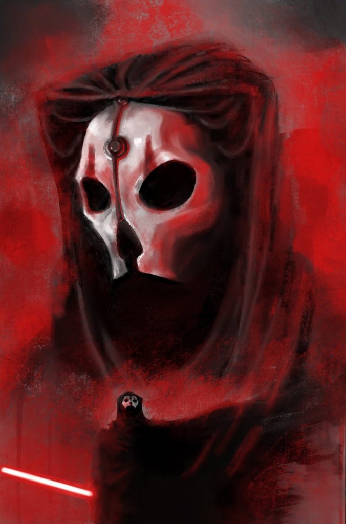 Star Wars handmade oil painting - Darth Nihilus portrait wall artwork ...