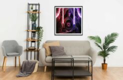 Darth Revan helmet and helmetless Wall Frame