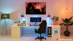 Darth Vader choking Rebel Wall Frame