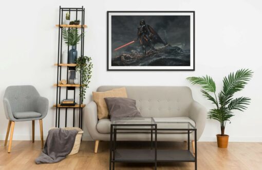 Darth Vader epic portrait Wall Frame