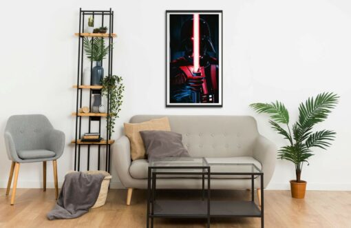 Darth Vader portrait 3 Wall Frame