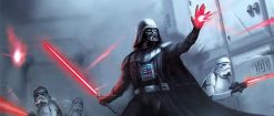 Darth Vader stormtrooper oil painting