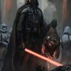 Darth Vader violently killing an Ewok