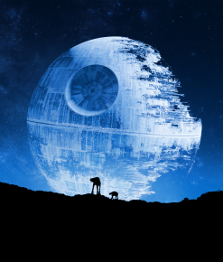 Death Star with AT AT