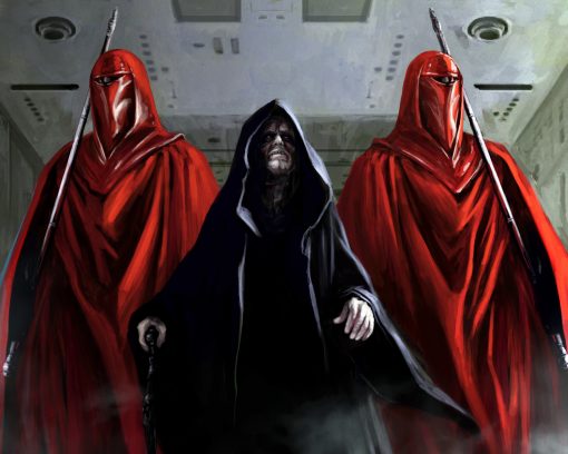 Emperor Palpatine Darth Sidious with his royal guards 2