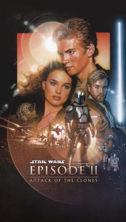 Episode II Attack of the Clones Movie Poster