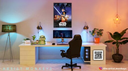VI Return of the Jedi Movie Poster Wall Frame