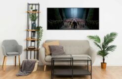 Final scene star wars chewbacca han solo Rebels Wall Frame