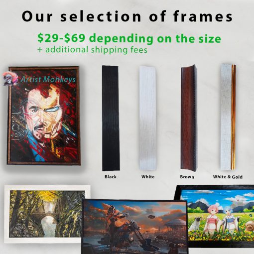 Framed oil painting framing service
