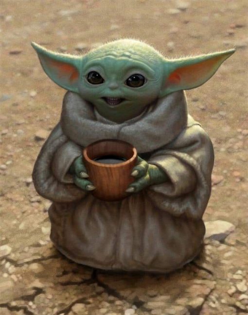 Grogu Baby Yoda Portrait fan art