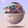 Grogu Baby Yoda Portrait fan art