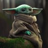 Grogu Baby Yoda Portrait fan art