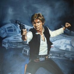 Han Solo portrait fan art