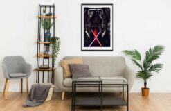 Kylo Ren full costume with helmet Wall Frame