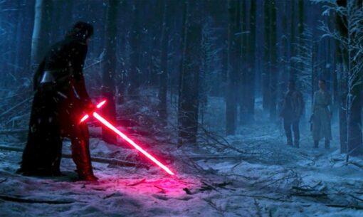 Kylo Ren in the forest