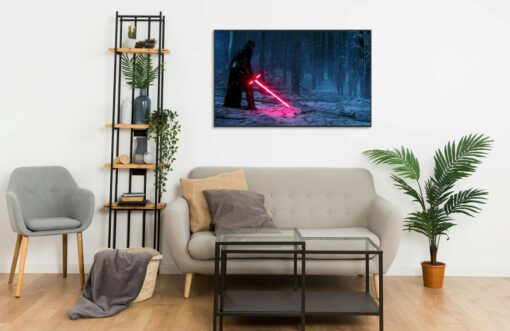 Kylo Ren in the forest Wall Frame