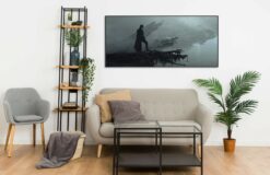 Kylo Ren sith no helmet Wall Frame