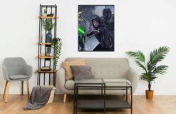 Luke Skywalker The Mandalorian final scene Wall Frame