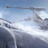 Luke Skywalker wrecked X Wing on Hoth