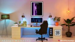 Mace Windu portrait 1 Wall Frame