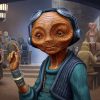 Maz Kanata portrait Wall Frame