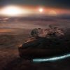 Millennium Falcon beautiful landscape