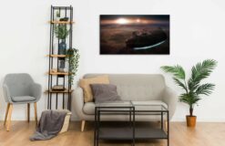 Millennium Falcon beautiful landscape Wall Frame